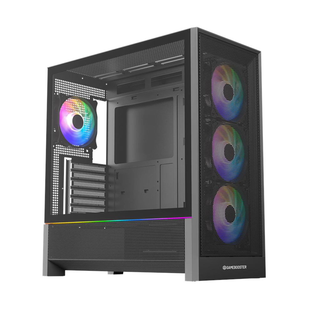 GAMEBOOSTER 750W 80+ BRONZE MYSTRAL JBST-GBJML03 4-ARGB Fanlı Gaming EATX PC Kasası