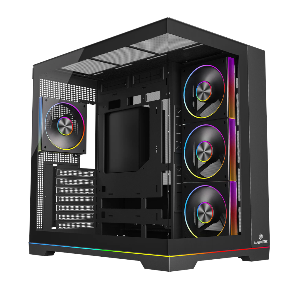 GAMEBOOSTER 850W 80+ BRONZE NYVRA SYNC JBST-GBJML08 4-ARGB Fanlı Gaming Mid-Tower PC Kasası