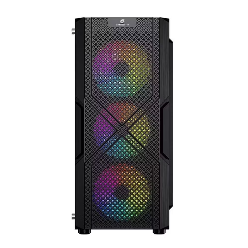 GAMEBOOSTER GB-PW908B 4-FIXED RGB Fanlı Gaming Mid-Tower PC Kasası