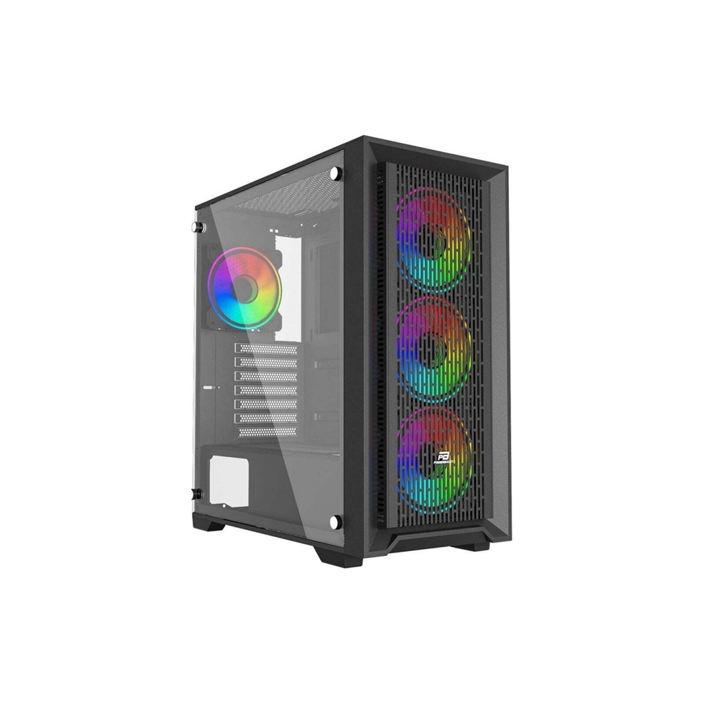 POWERBOOST 650W 80+ BRONZE PB-P705B 4-ARGB Fanlı Gaming Mid-Tower PC Kasası