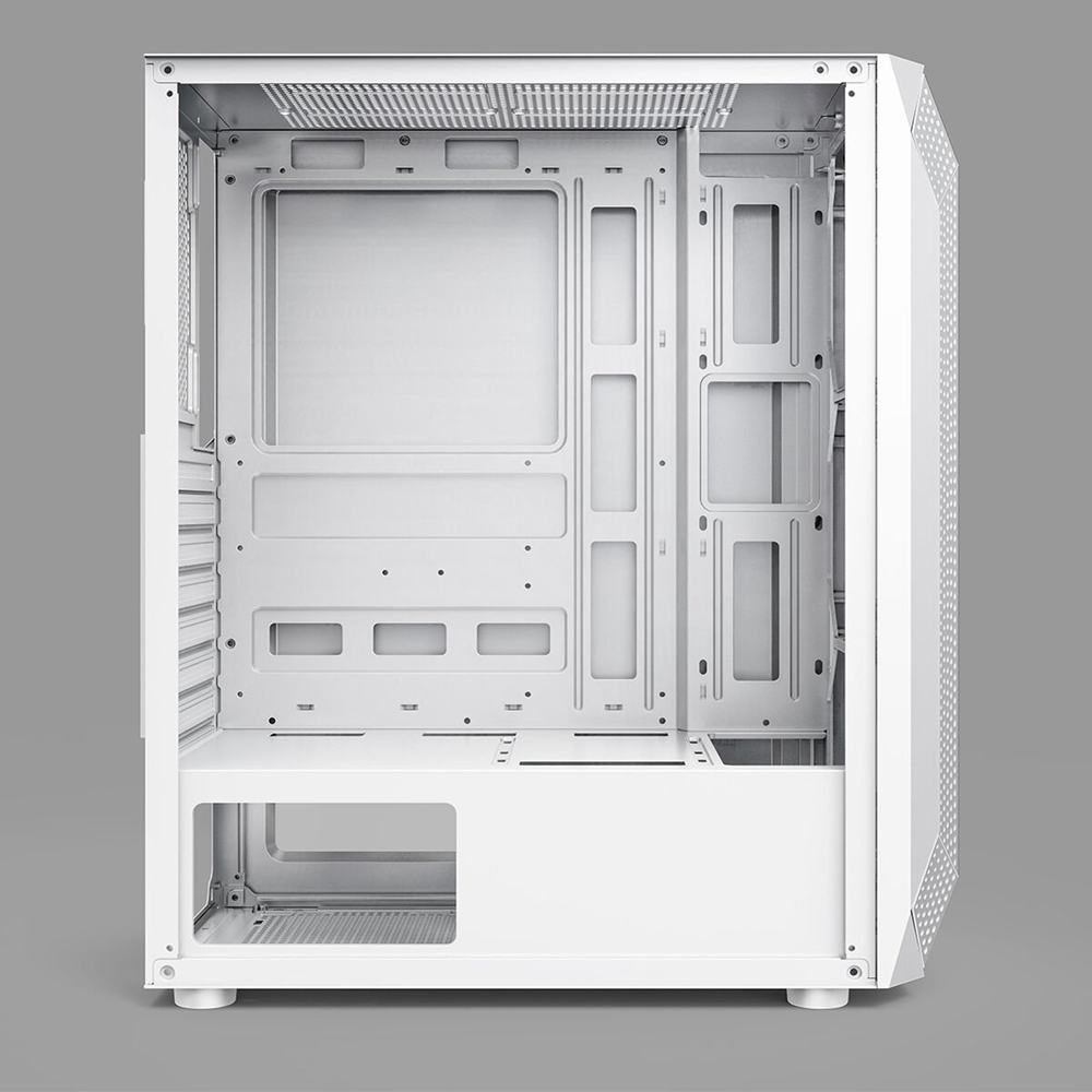 POWERBOOST 650W 80+ VK-P1882BW 4-Rainbow Fanlı Gaming Mid-Tower PC Kasası Beyaz