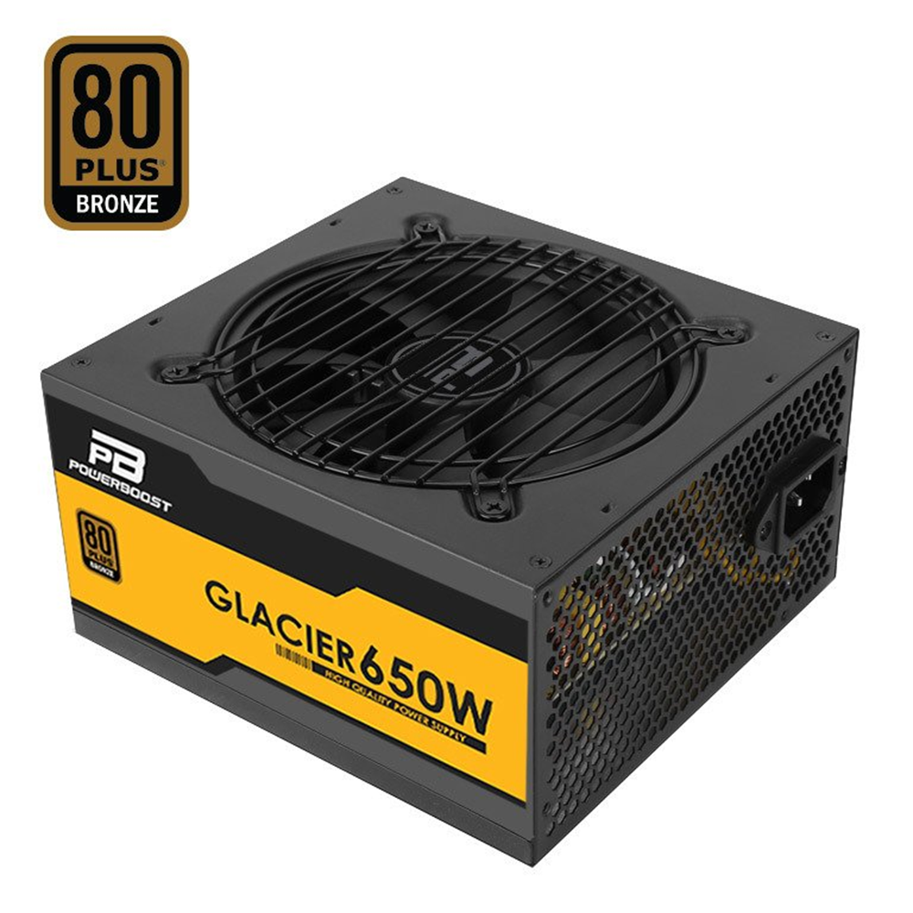 POWERBOOST 650W 80+ BRONZE GLACIER BST-ATX650B Yarı Modüler Power Supply