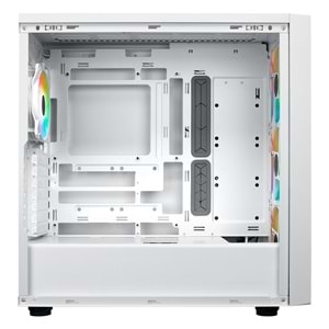 COOLERMASTER MasterBox 600 TG MB600-WGNN-S00 3-14CM ARGB Fanlı Gaming EATX PC Kasası Beyaz