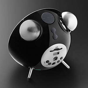 EDIFIER Image Series MF240BTBTick-Tock Dock 8W Rms Çalar Saatli FM Radyo / SD Kart Girişli Hoparlör Siyah, BLUETOOTH