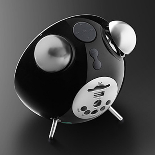 EDIFIER Image Series MF240BTBTick-Tock Dock 8W Rms Çalar Saatli FM Radyo / SD Kart Girişli Hoparlör Siyah, BLUETOOTH