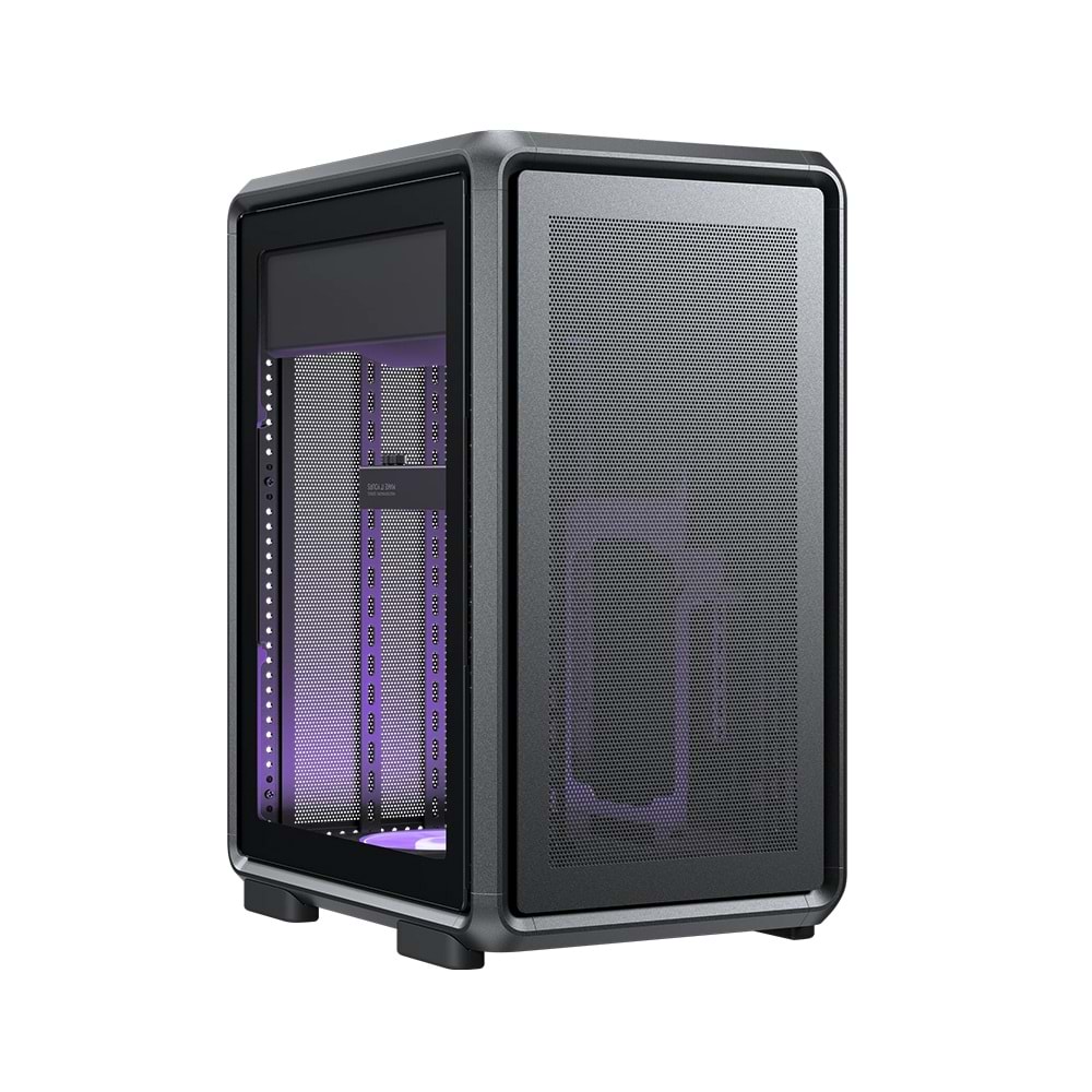 COOLERMASTER MASTERFRAME 400 MESH TG MF400M-KHNN-S00 Alüminyum Gaming Micro-Tower PC Kasası