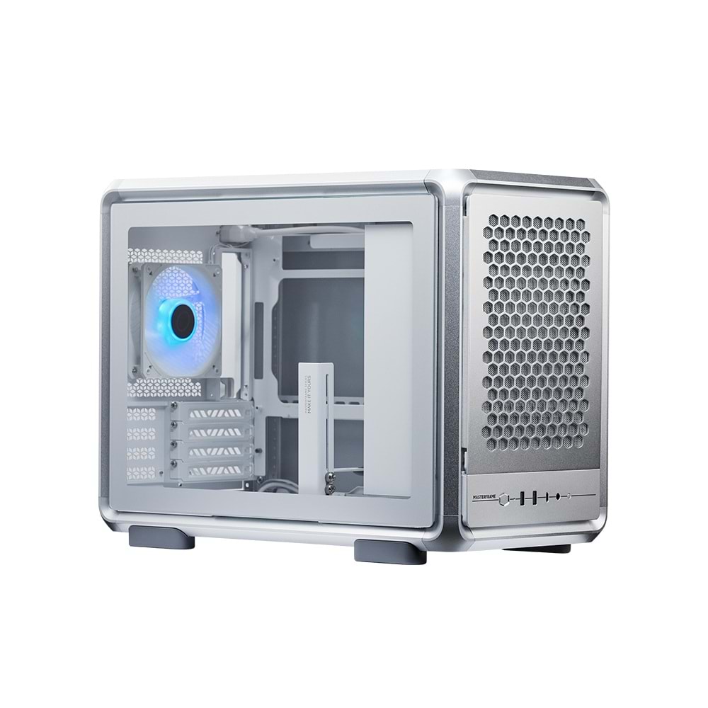 COOLERMASTER MASTERFRAME 400 MESH SILVER TG MF400M-SHNN-S00 ARGB Gaming Micro-ATX PC Kasası