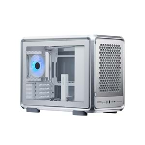 COOLERMASTER MASTERFRAME 400 MESH SILVER TG MF400M-SHNN-S00 ARGB Gaming Micro-ATX PC Kasası