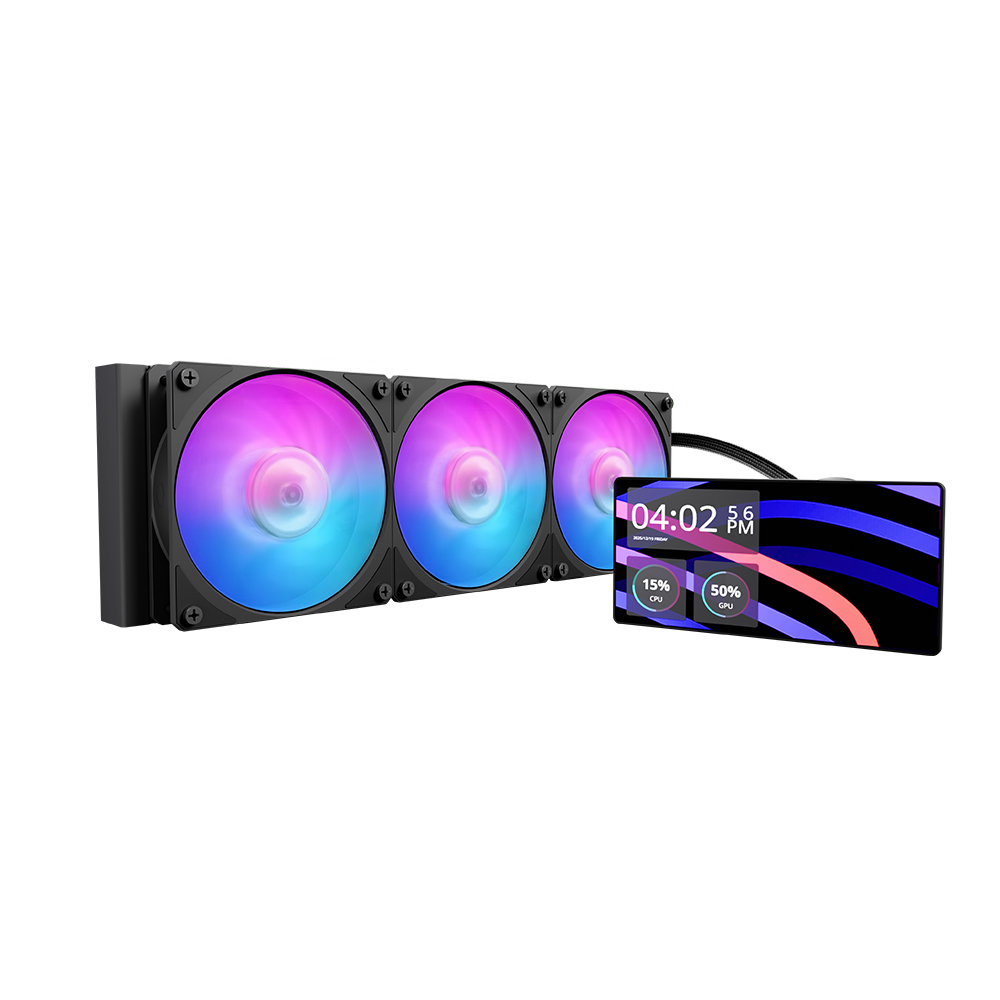 COOLERMASTER 360MM LCD MasterLiquid Core 360 MLW-D36M-A24PA-L1 ARGB AM5-1851p Sıvı Soğutmalı İşlemci Fanı 