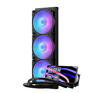 COOLERMASTER 360MM LCD MasterLiquid Core 360 MLW-D36M-A24PA-L1 ARGB AM5-1851p Sıvı Soğutmalı İşlemci Fanı 
