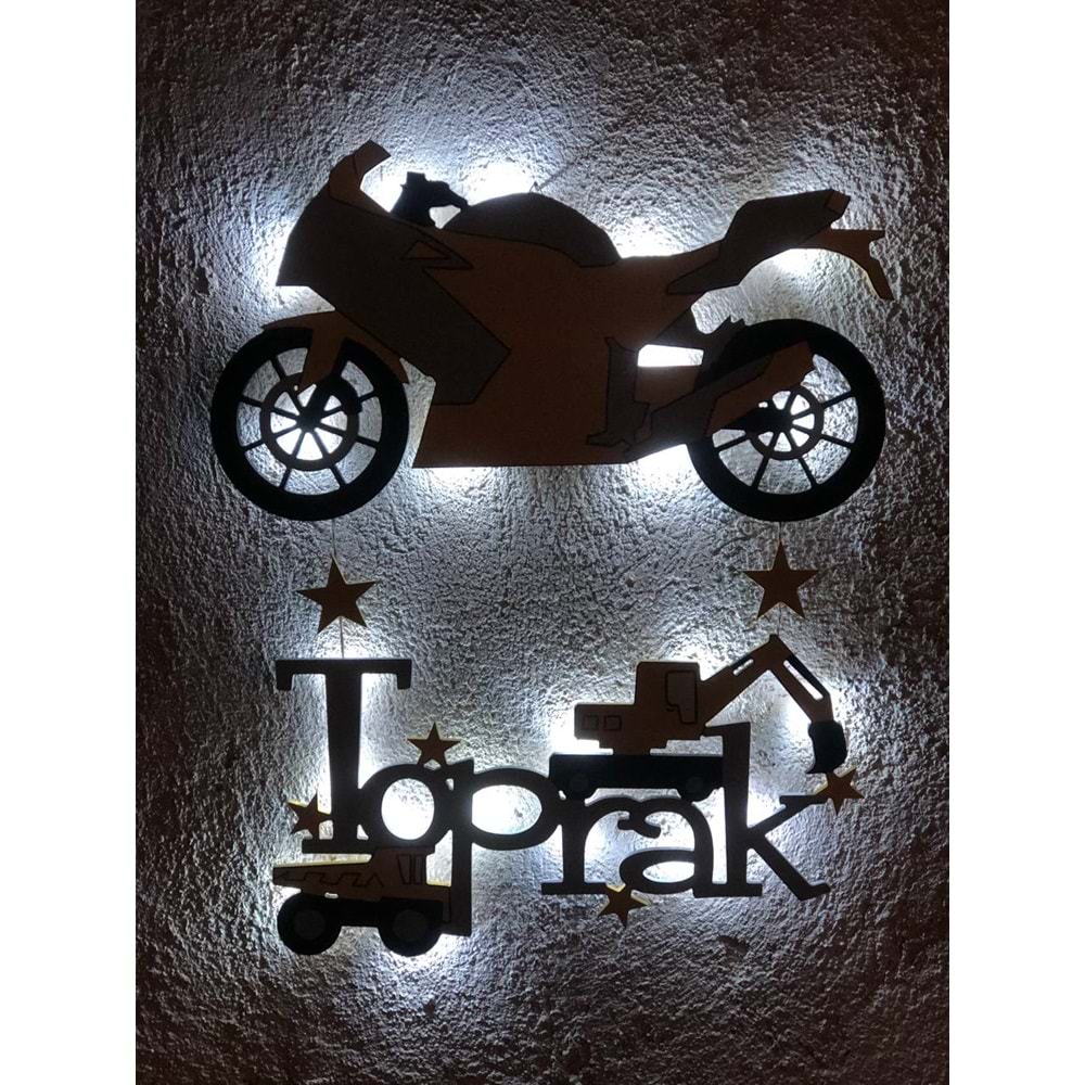 Sarkıt Model Gece Lambası 50X60 Led li MOTOR-1