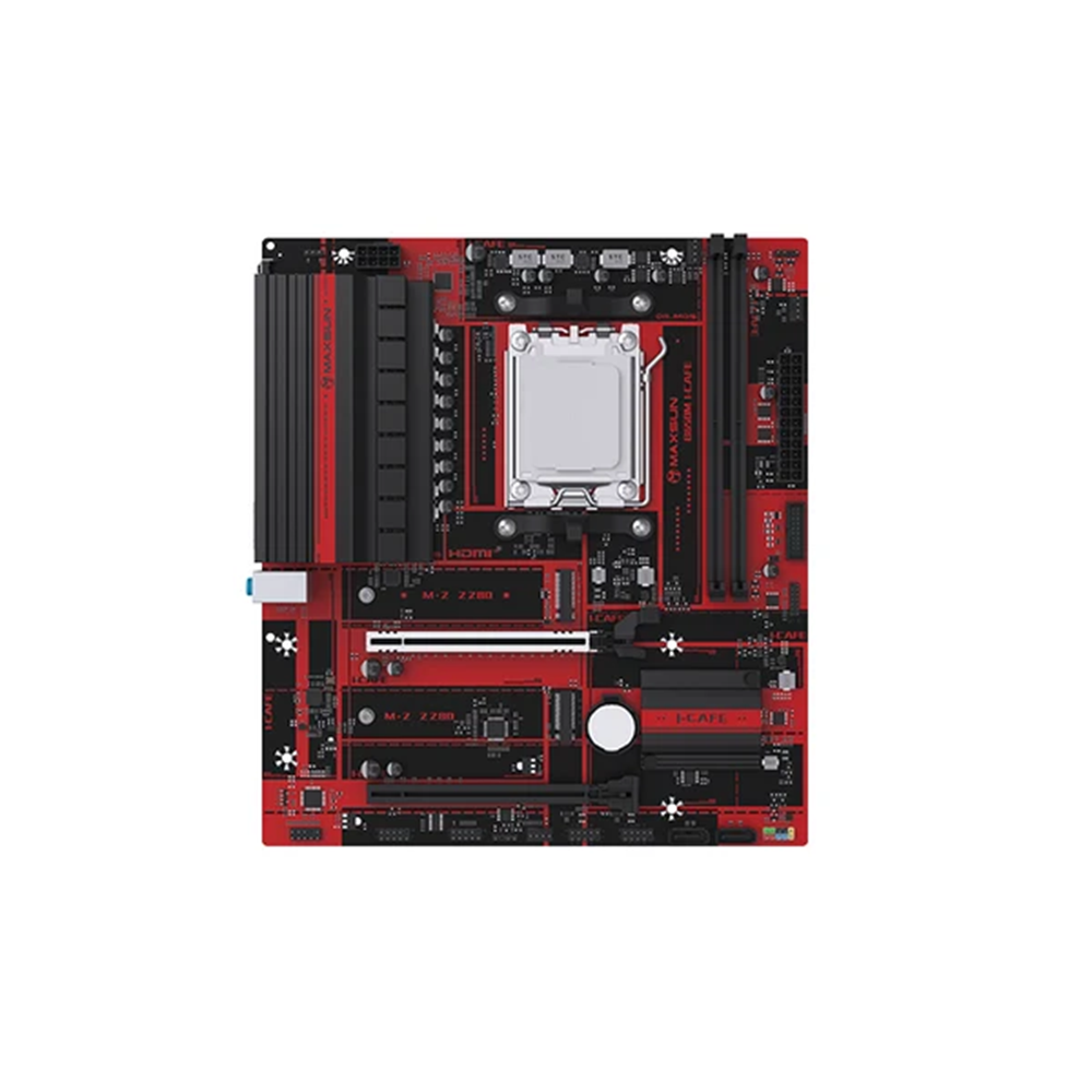 MAXUN B650M I-CAFE DDR5 HDMI PCIE 5.0 AM5 mATX