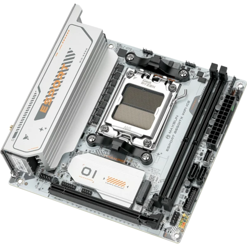 MAXUN eSport B650ITX WIFI ICE DDR5 HDMI-DP PCIE 4.0 AM5 mITX