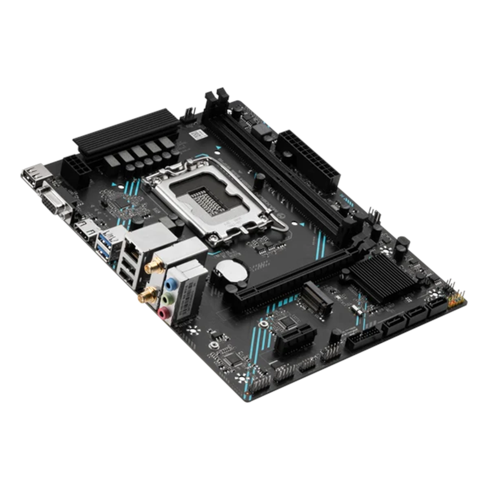 MAXUN H610M WIFI6 ARGB HDMI PCIE 4.0 1700p mATX