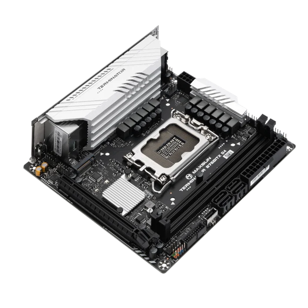 MAXUN TERMINATOR B760ITX D4 WIFI DDR4 HDMI-DP PCIE 4.0 1700p mITX