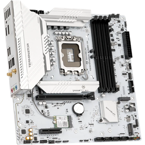 MAXUN TERMINATOR B760M-D4-ICE DDR4 HDMI-DP PCIE 5.0 1700p mATX BEYAZ