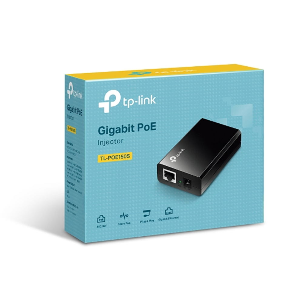 TP-LINK Omada TL-POE150S IEEE 802.3af PoE (Power over Ethernet) Enjektör / Adaptör