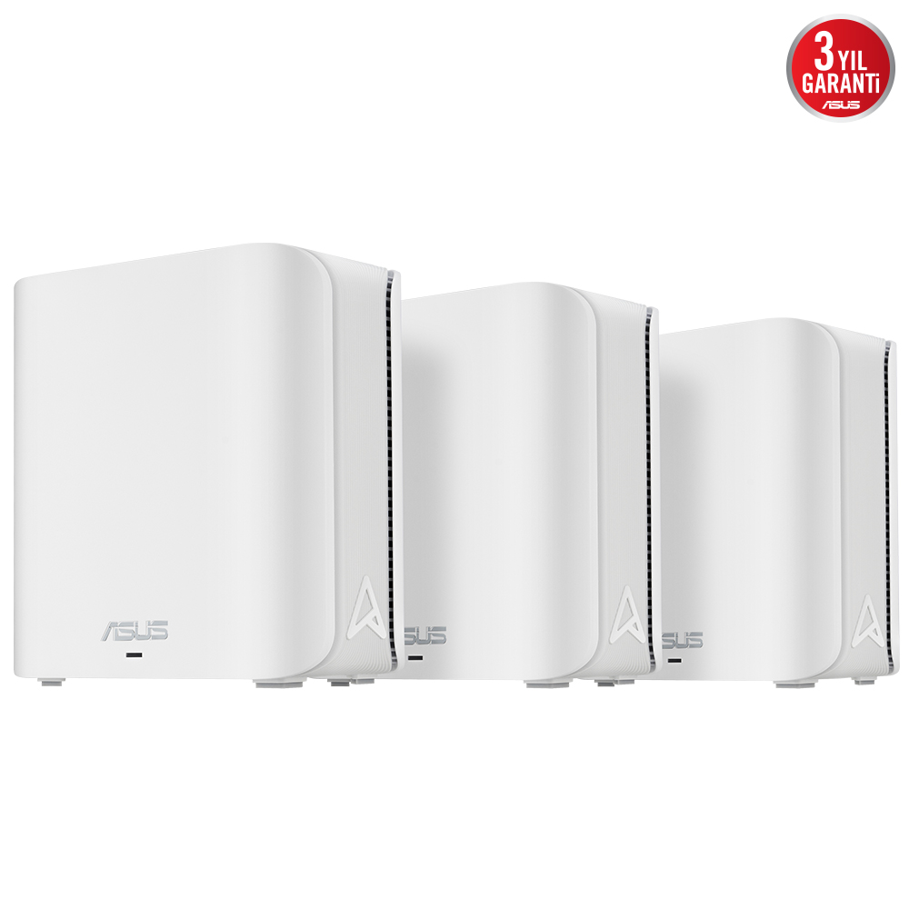 ASUS ZENWIFI BD4 WIFI7 BE3600 Mesh Router 3'lü paket Beyaz