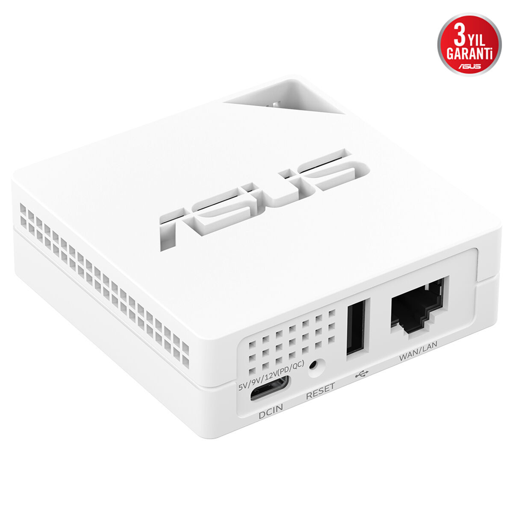 ASUS RT-AX50 GO WIFI6 AX1500 Çift Bant Mini Mobil Router