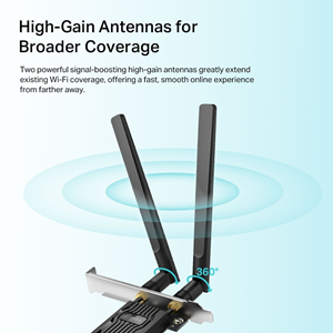 TP-LINK Archer TX20E WIFI6 AX1800 PCIe Kablosuz Adaptör