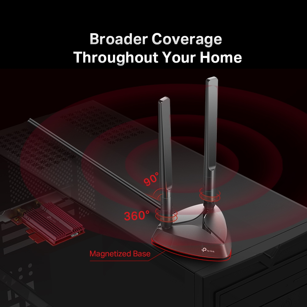 TP-LINK ARCHER TX3000E WIFI6 AX3000 Bluetooth 5.2 PCIe Kablosuz Ağ Adaptörü