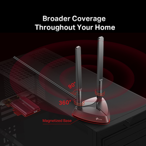 TP-LINK ARCHER TX3000E WIFI6 AX3000 Bluetooth 5.2 PCIe Kablosuz Ağ Adaptörü