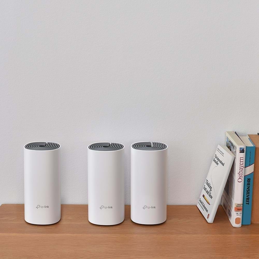 TP-LINK DECO E4-3P WIFI5 AC1200 Dual Band Mesh Router 3-lü set