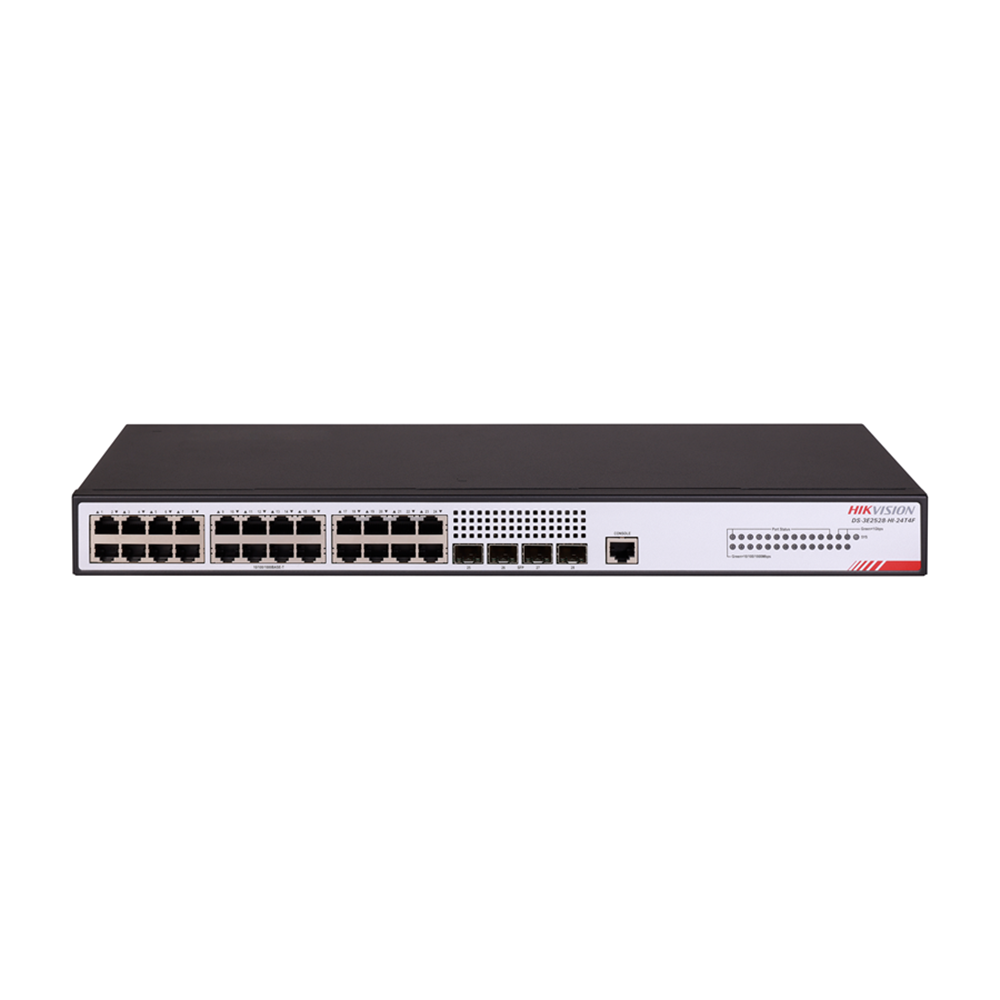 HIKVISION 24port 4-SFP Gigabit Layer2 Yönetilebilir Switch DS-3E2528-HI-24T4F