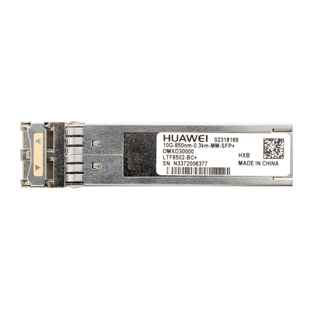 HUAWEI OMXD30000 10GBASE-SR SFP+ 850nm LC Multimode OM3 300m Optik Transceiver