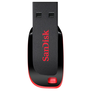 SANDISK 64GB Cruzer Blade SDCZ50-064G-B35 USB 2.0 Kırmızı Flash Bellek