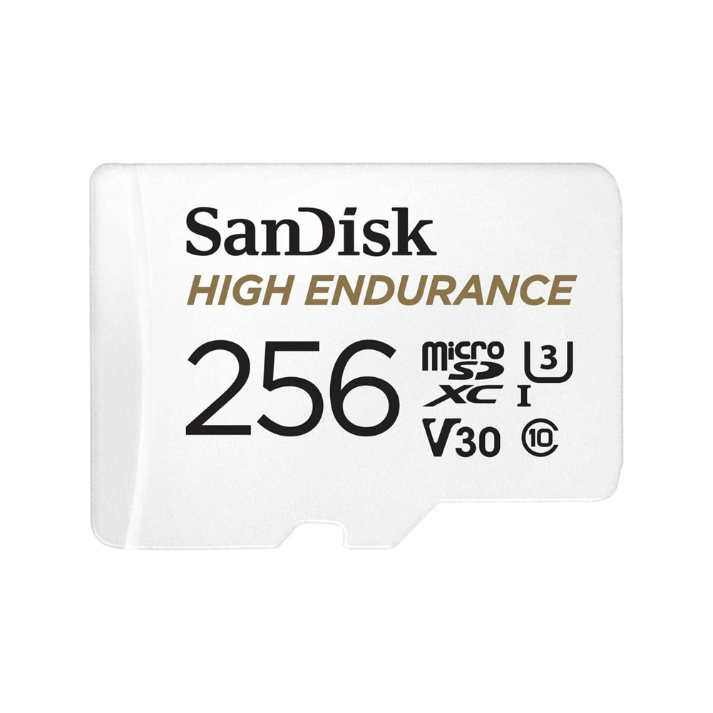 SANDISK 256GB High Endurance SDSQQNR-256G-GN6IA microSDXC UHS-I C10 U3 V30 100/40MB/s Adaptörlü Hafıza Kartı