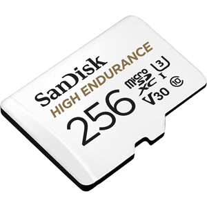 SANDISK 256GB High Endurance SDSQQNR-256G-GN6IA microSDXC UHS-I C10 U3 V30 100/40MB/s Adaptörlü Hafıza Kartı