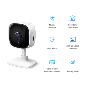 TP-LINK 3MP 3.3MM Wıfı Kablosuz IP Kamera Tapo C110