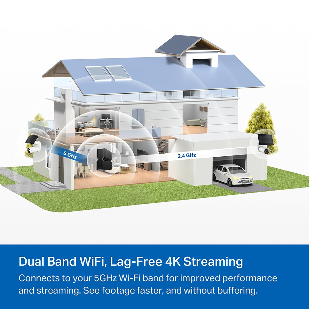 TP-LINK 8MP Bullet 3.1MM Wıfı Kablosuz Güneş Enerjili IP Kamera Tapo C460 KIT