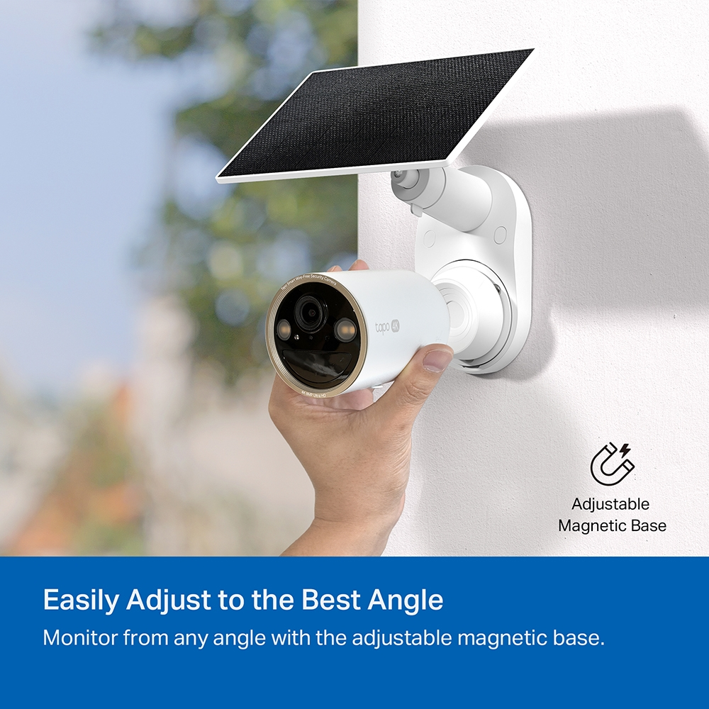 TP-LINK 8MP Bullet 3.1MM Wıfı Kablosuz Güneş Enerjili IP Kamera Tapo C460 KIT