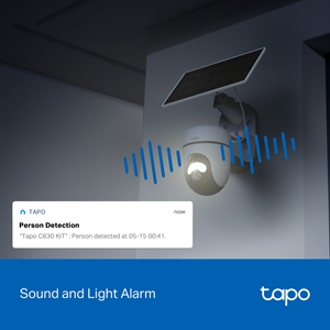 TP-LINK 5MP Speed Dome 4MM WIFI Kablosuz Pan-Tilt IP Kamera Tapo C630 Kit