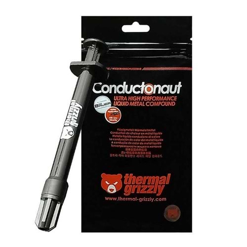Thermal Grizzly Conductonaut Likit Metal 1gr 73W Yüksek Performanslı Termal Macun