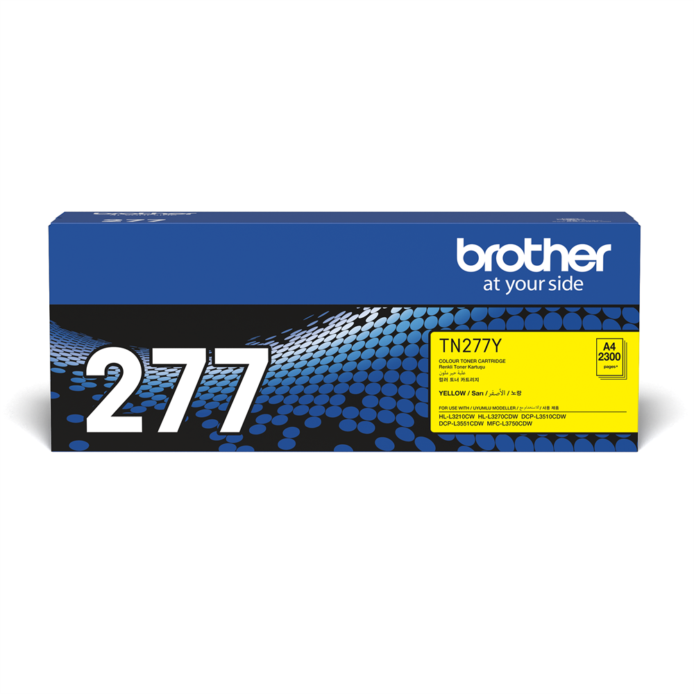 BROTHER TN-277C Mavi (Cyan) Yüksek Kapasiteli Toner Kartuşu (2.300 Sayfa)