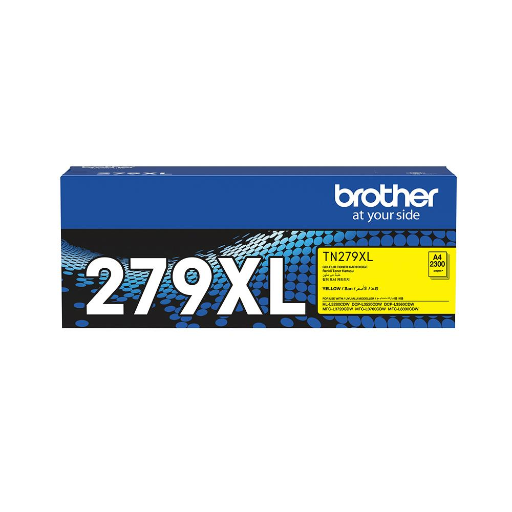 BROTHER TN279XLY Yüksek Kapasiteli Sarı (Yellow) Orijinal Lazer Toner (2.300 Sayfa)