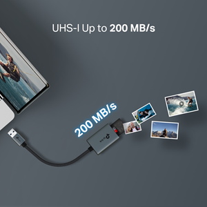 TP-LINK UA430 USB 3.0 Type-A SD ve microSD Kart Okuyucu