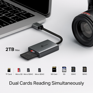 TP-LINK UA430 USB 3.0 Type-A SD ve microSD Kart Okuyucu