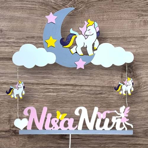 Sarkıt Model Gece Lambası Led li UNİCORN-1