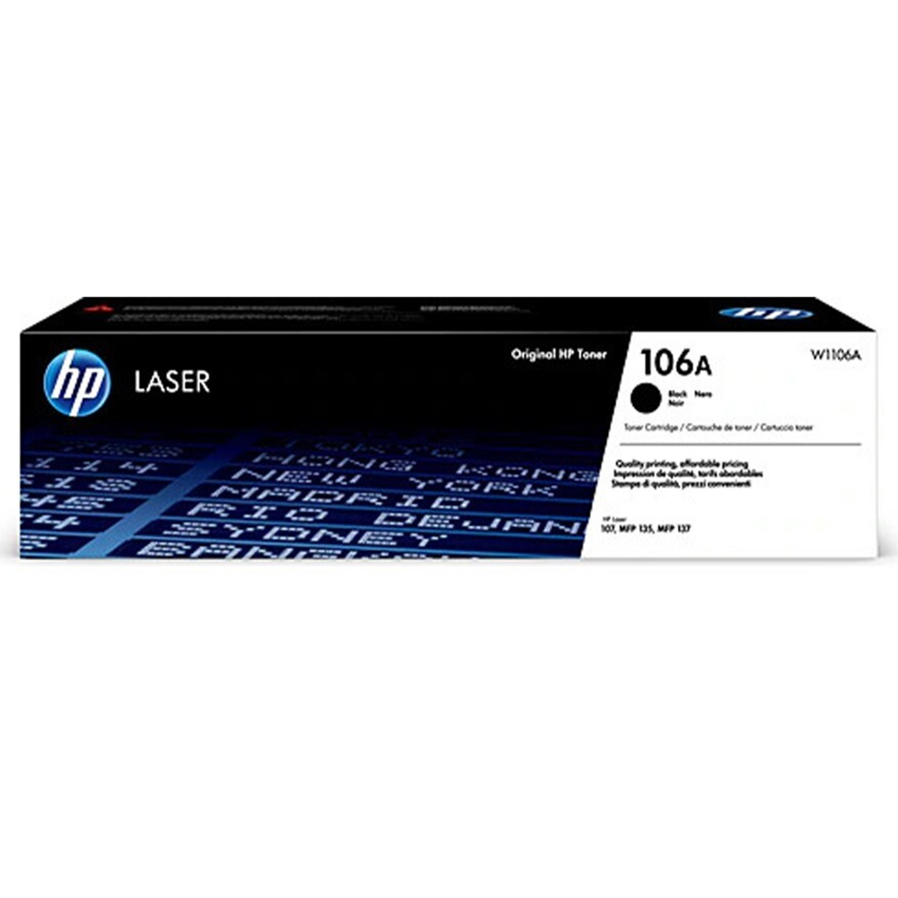 HP 106A W1106A Siyah Orijinal Laser Toner ~1.000 Sayfa