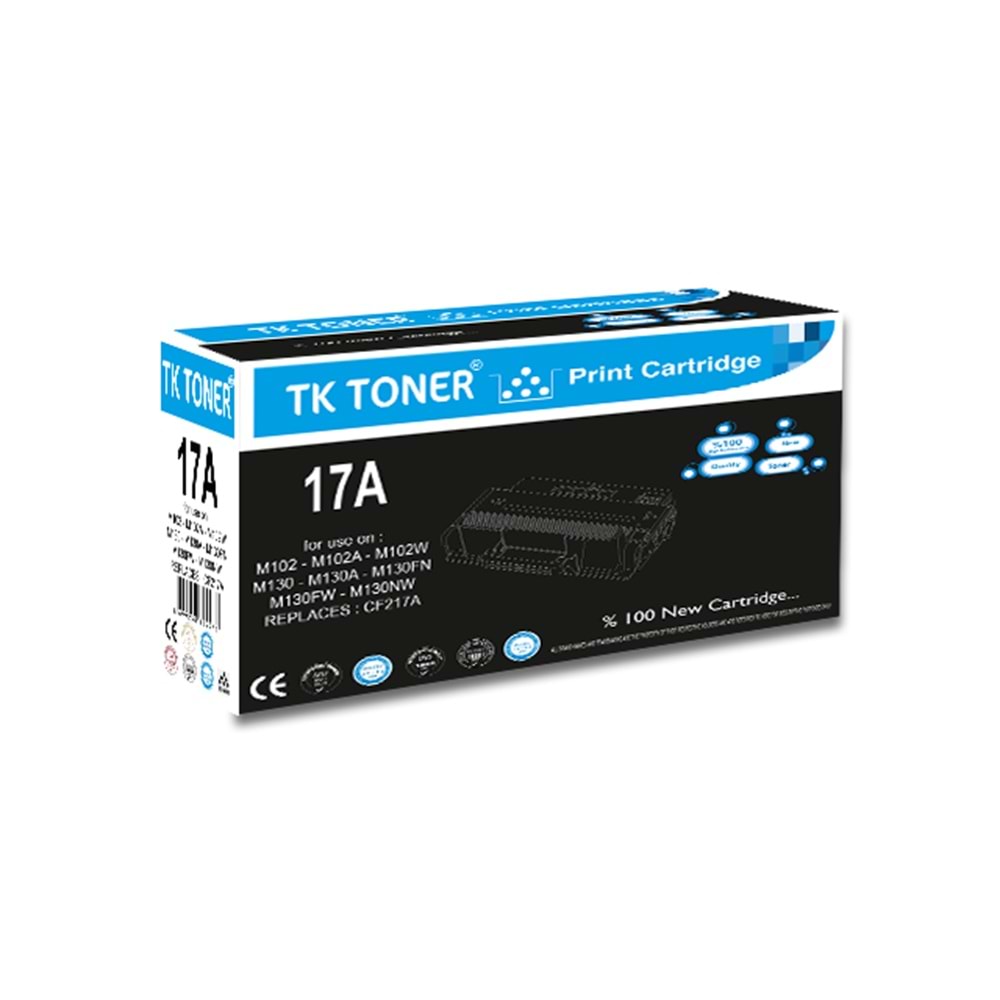TK 17A-Chipli-CRG047 - CF217A Toner 1,6K
